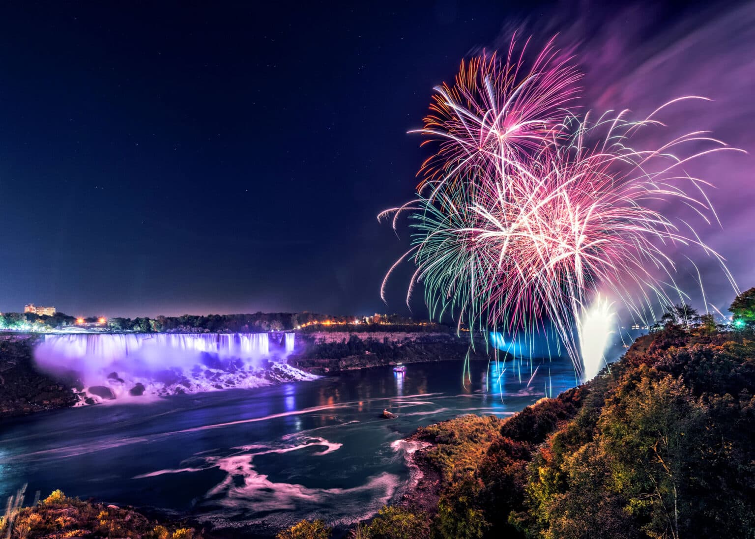 Niagara Falls Illumination and Fireworks